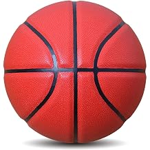 MINDCOLLISION Size 5/6/7 Solid Color Basketball, No Standard Non-Slip Wear-Resistant, Suitable for Indoor and Outdoor Childrens Womens Youth Adult Basketball