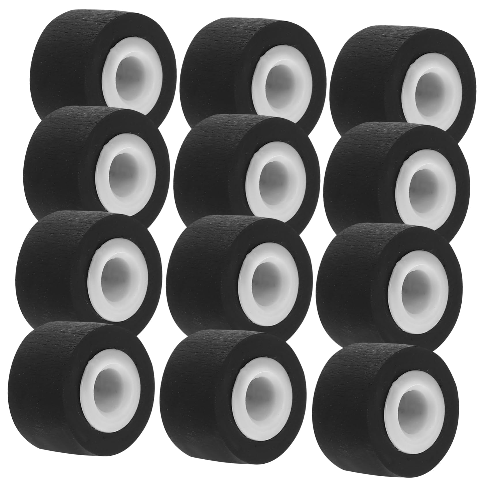 HOMOCONO 12pcs Pinch Roller for Cassette Video Machines Replacement Parts for Recorders Tape Players and Audio Equipment High Performance Easy Install