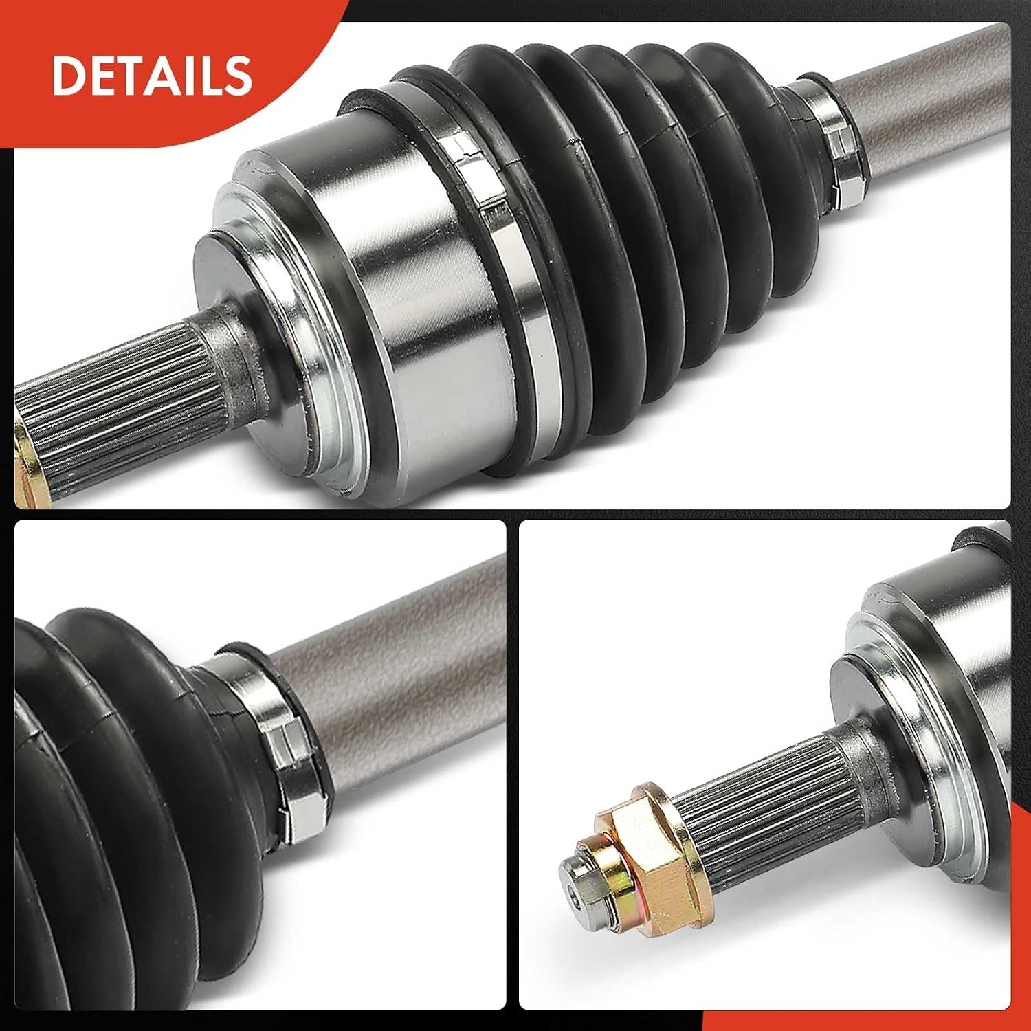 A-Premium Front Left Driver Side CV Axle Shaft Assembly for Honda Models