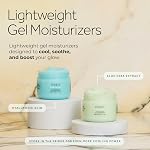 Aloe Extract & Vitamin B3 Gel Face Moisturizer For Fresh and Luminous Skin, 3.4 oz