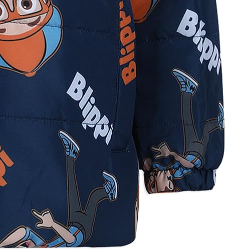 Miniatura 7 de Blippi Chaqueta acolchada para niños pequeños y pequeños, color azul marino