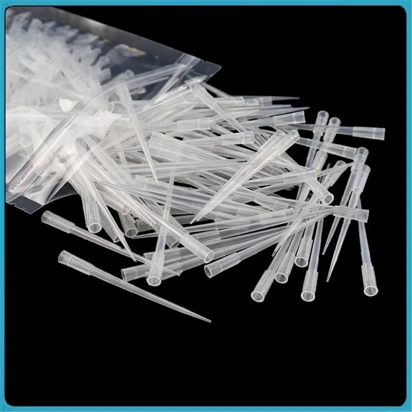 Pipettenspitze 200 µl, Pipetten-Ersatzteile, Ultra-Mikro-Dosierspitzen, Kunststoff, weiß, 6 mm × 89, 500 Stück/Packung