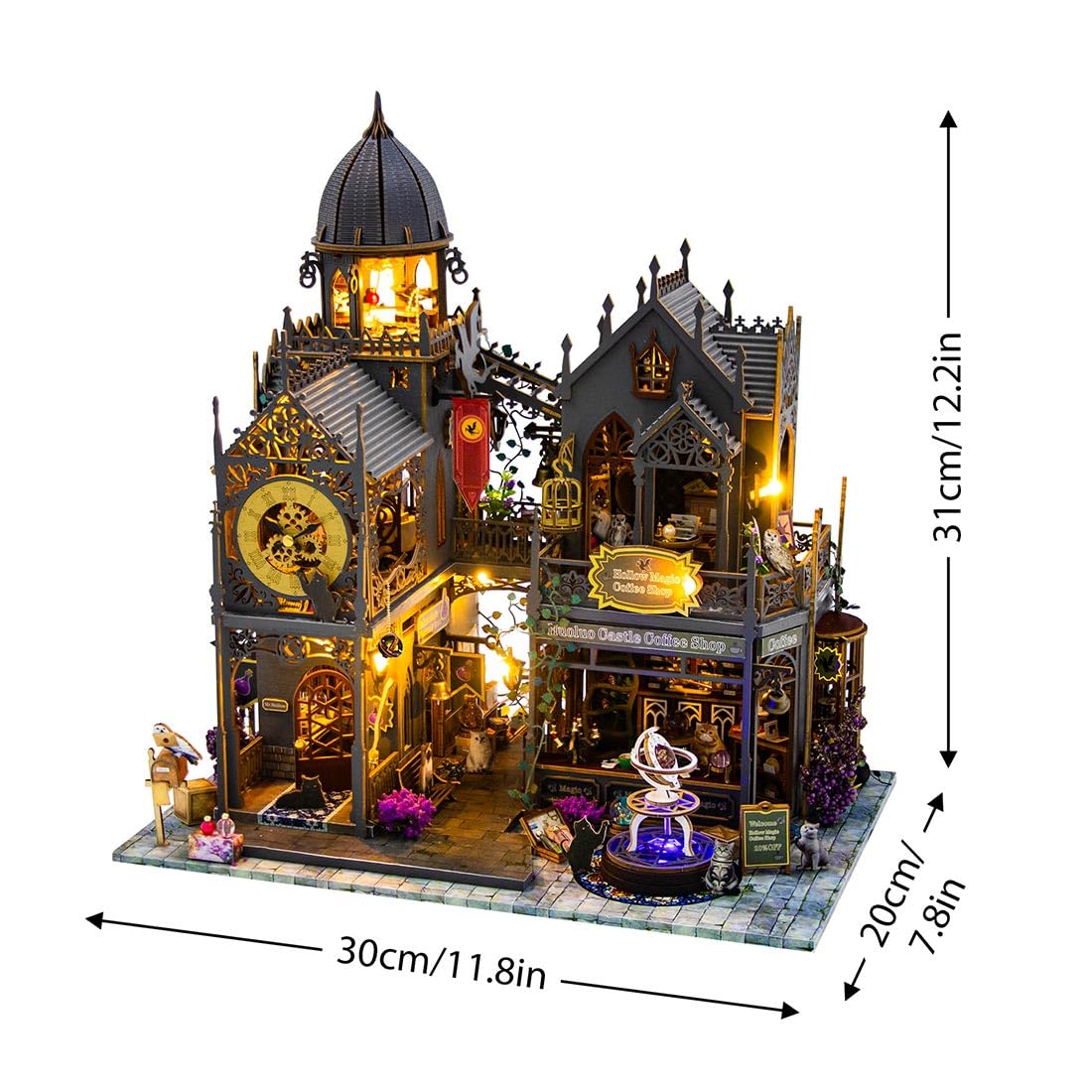 Amazon.com: YounggDiy 3D Wood Puzzle Castle Kits, 3D Wooden