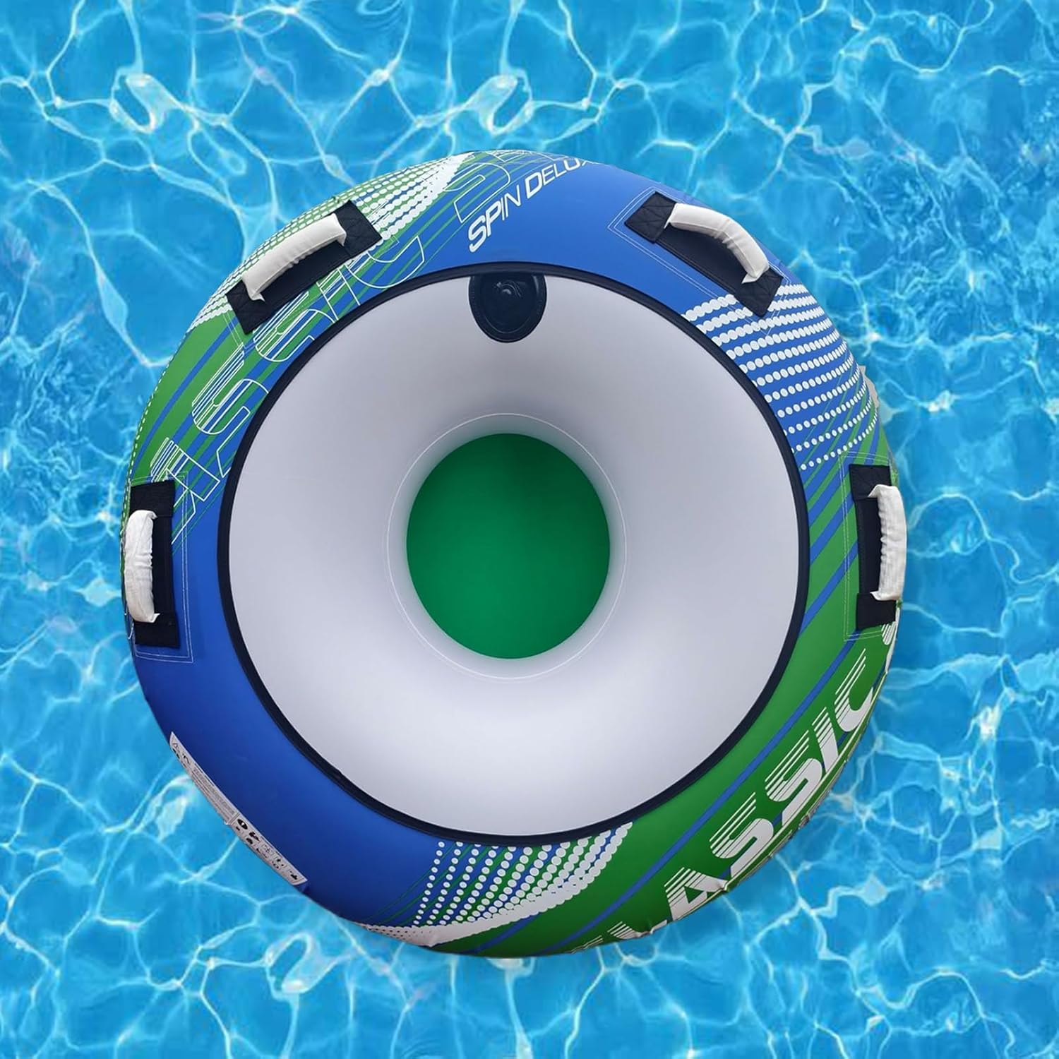 牽引可能なチューブ、耐摩耗性の大きなボートチューブ、インフレータブルウォータースポーツラフト、ビーチラフティング水泳ウォータースキー