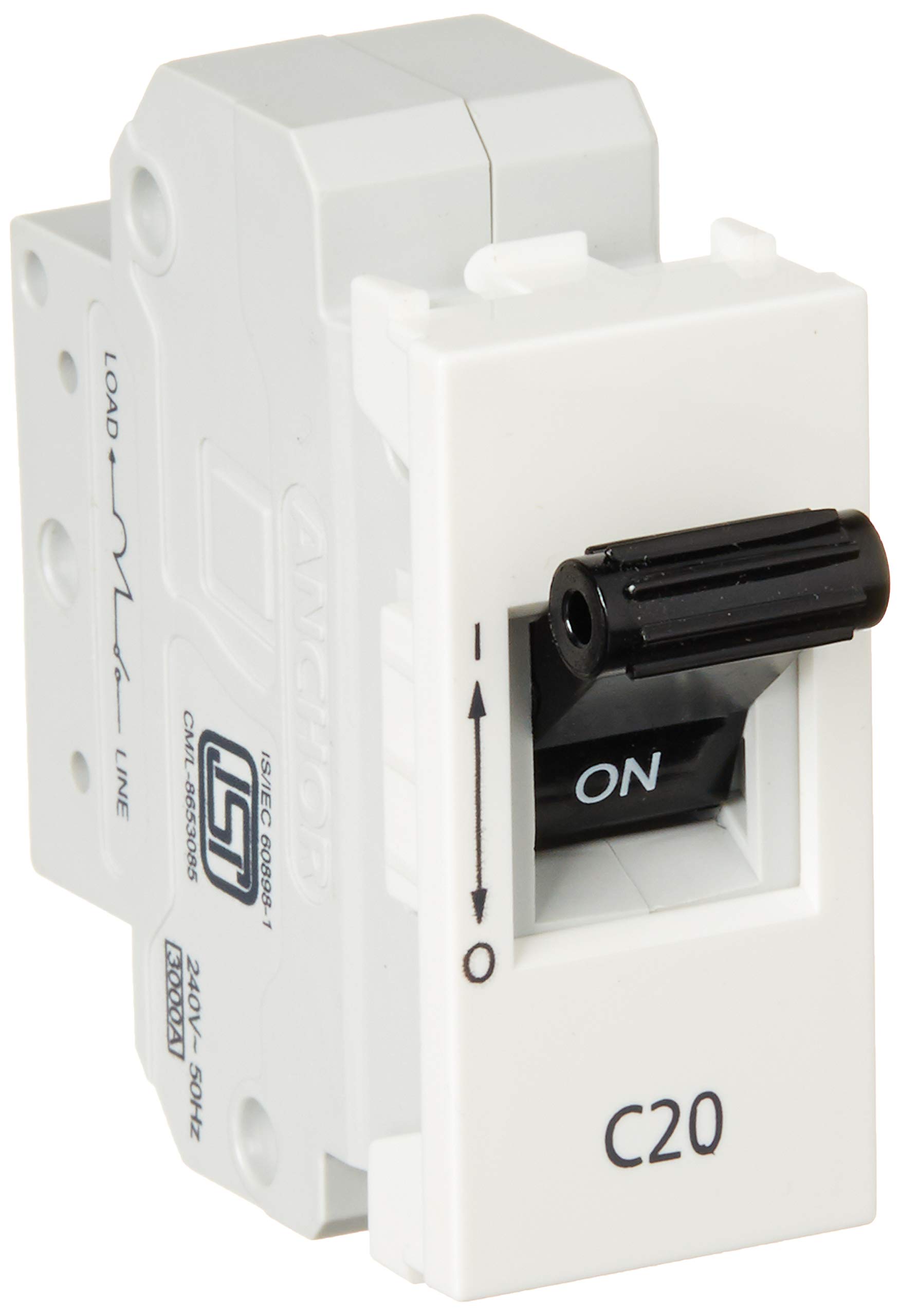 Anchor by Panasonic 66154 Roma 20 Ampere Single Pole C Curve Mini