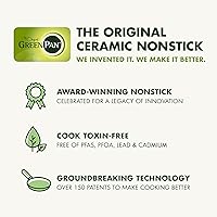 Vista 10 de GreenPan Clearview - Freidora de aire extra grande de 7 cuartos de galón, ventana transparente de 360°, cajón y bandeja antiadherente de cerámica