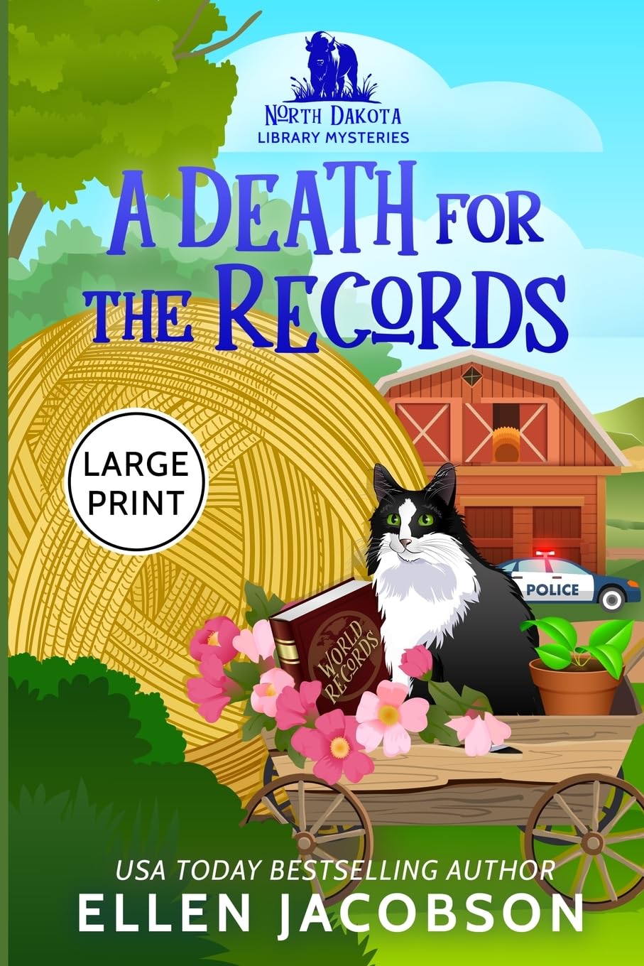 A Death for the Records: Large Print Edition: 3 (North Dakota Library Mysteries - Large Print)