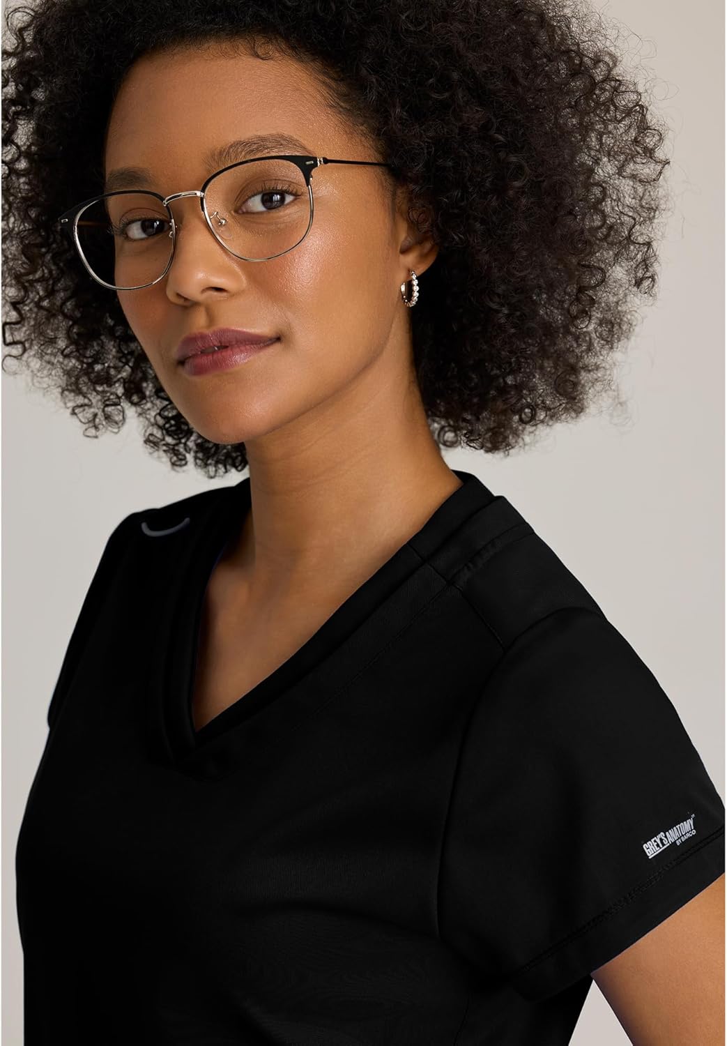 Grey’s Anatomy by BARCO Evelyn Scrub Top for Women – 3-Pocket V-Neck Scrub Shirt with Natural Stretch, & Soil Release Fabric - Image 2