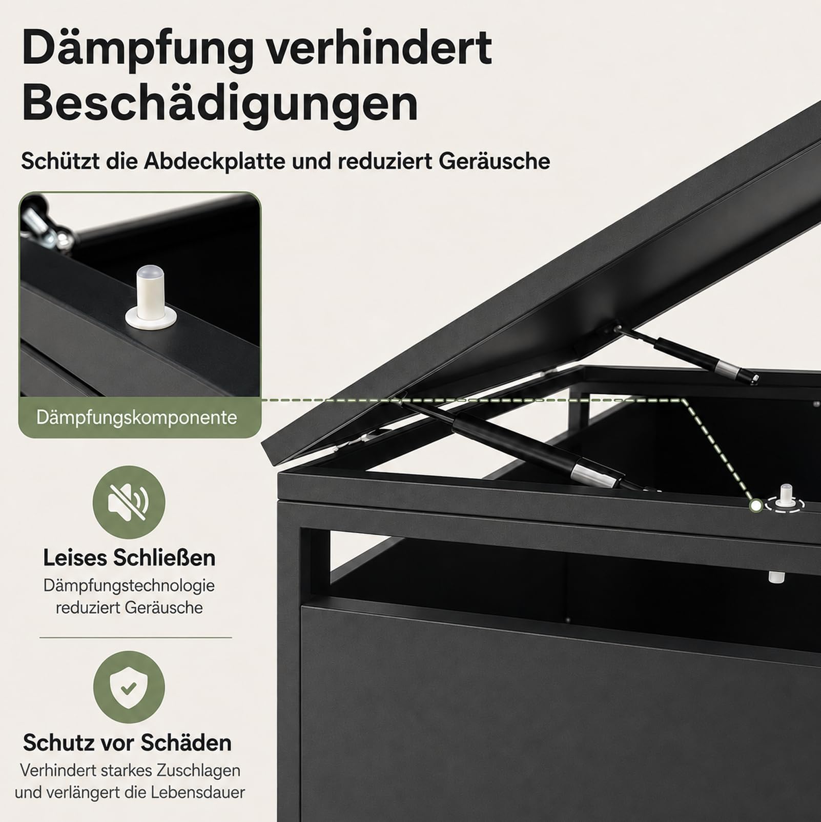 Mülltonnenbox 2er aus verzinktem Stahl für 2 Tonnen bis je 240 L