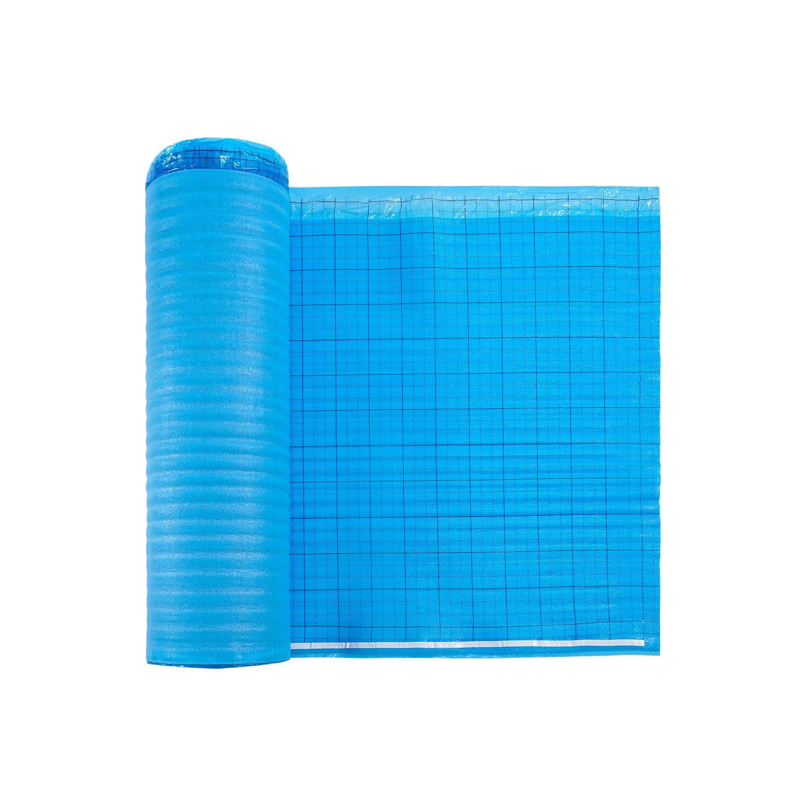 VEVOR sous Couche Parquet, 18,6 m², sous-Couche Isolante, Épaisseur 3 mm, avec Mousse EPE, Film PE Imperméable, Insonorisation Anti-humidité, Protection Infiltration, pour Sols Stratifiés, Parquets