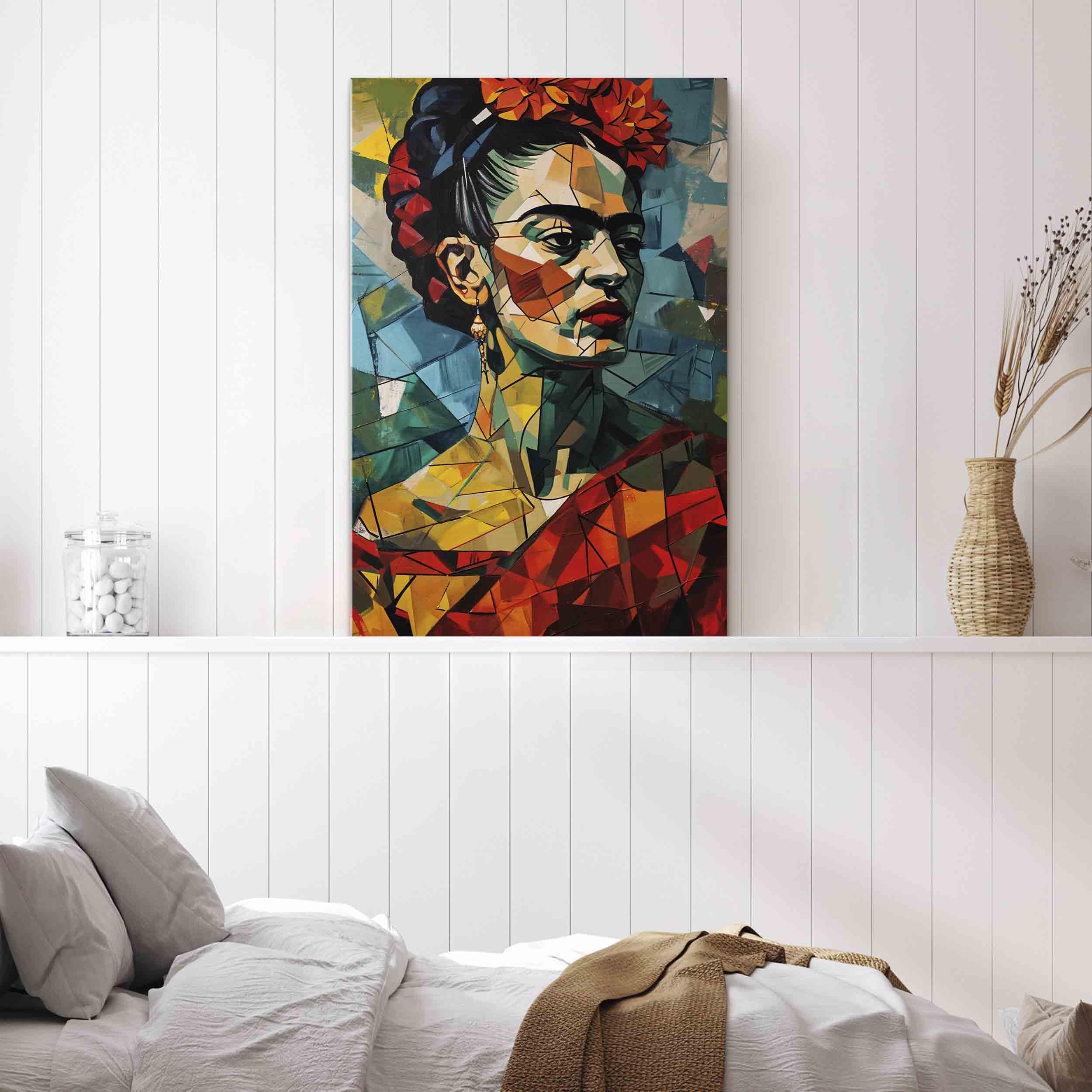 murando - Leinwandbild Frida Kahlo 80x120, 80x120 cm, 1-teilig, Wohnzimmer