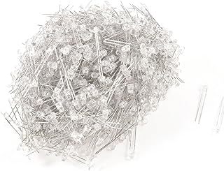 diode 1000 Pcs Diodes 2.2-3.2VDC 20mA Two Terminal 3mm F3 LED Light Schottky Diodes Emitting Diodes