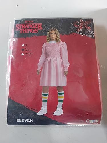 Miniatura 6 de Disguise Disfraz rosa de Once para niños, disfraz oficial de Stranger Things