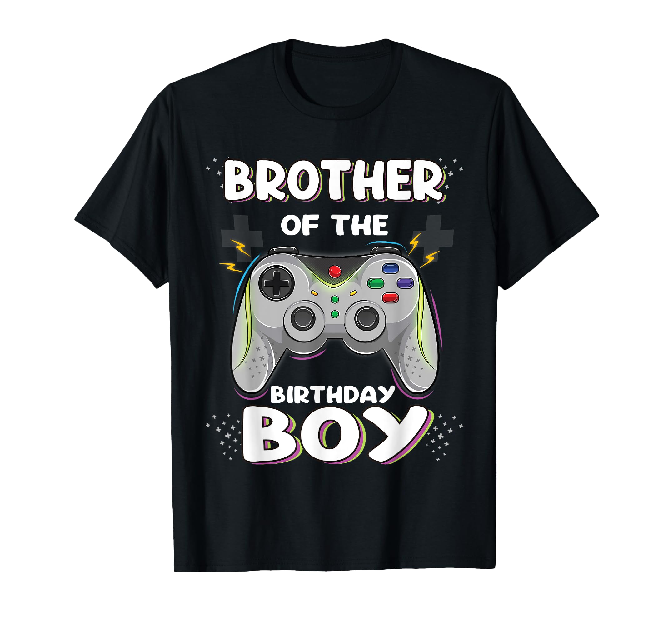 Brother of the Birthday Boy Matching Video Gamer Game Party T-Shirt