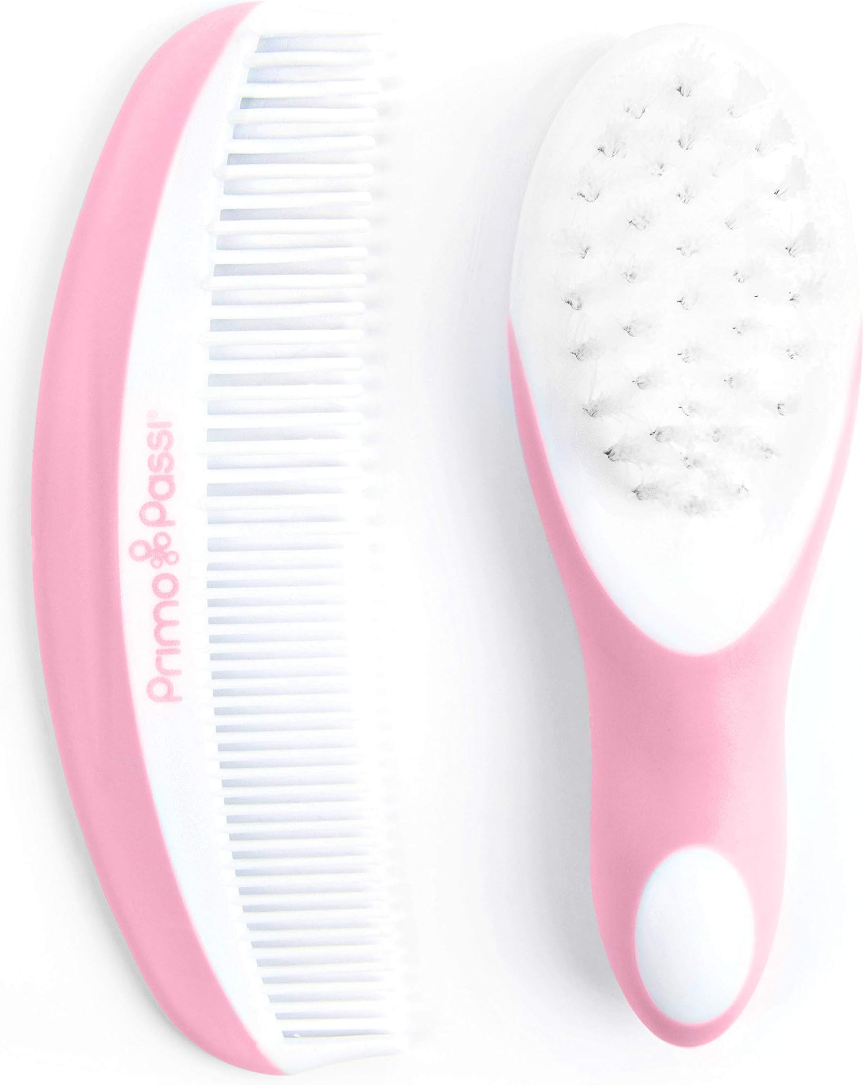 Primo Passi - Comb and Brush Set (Pink)