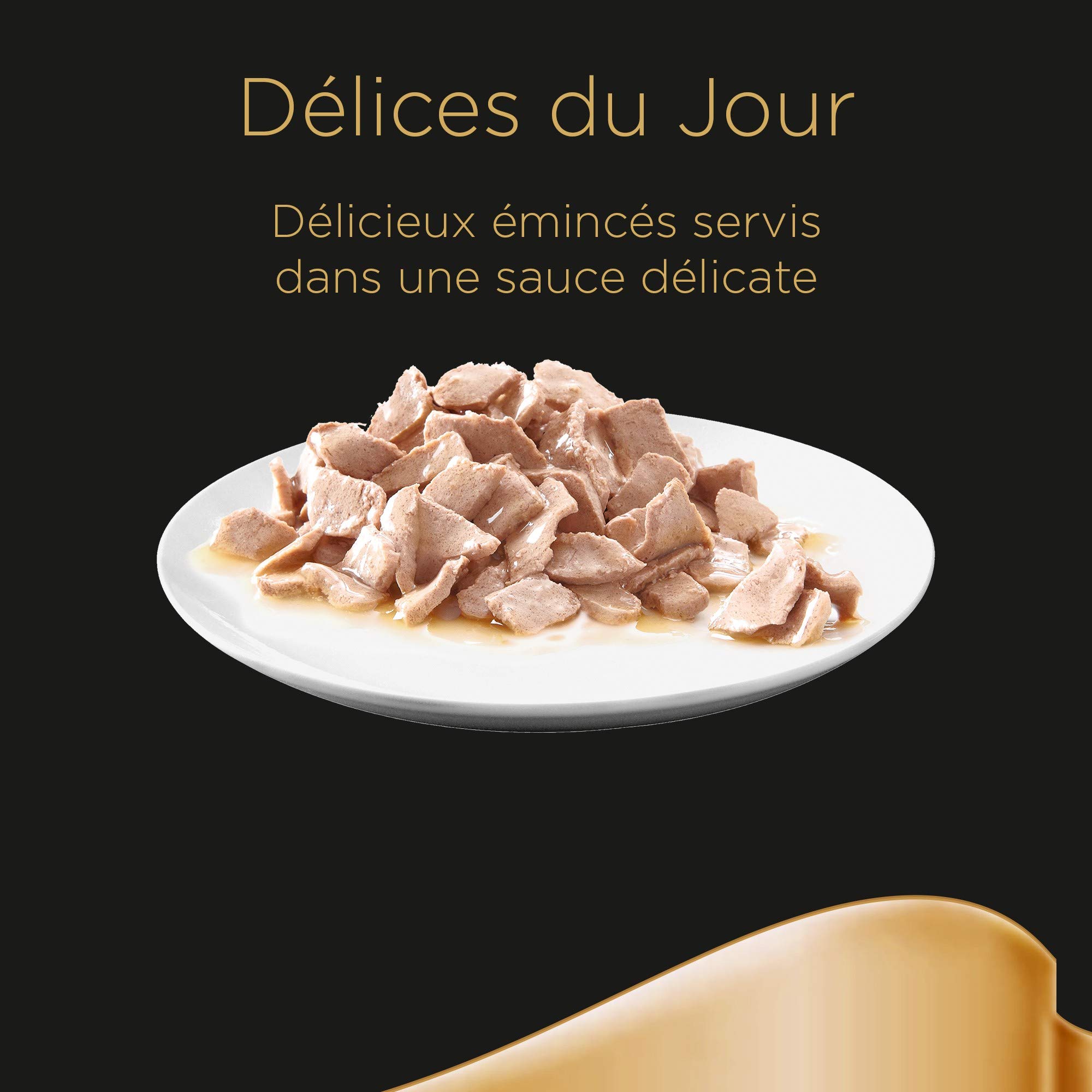 SHEBA Delicias del Día Bolsas de frescura en Salsa de Pescado para Gato, 15 x 50 g