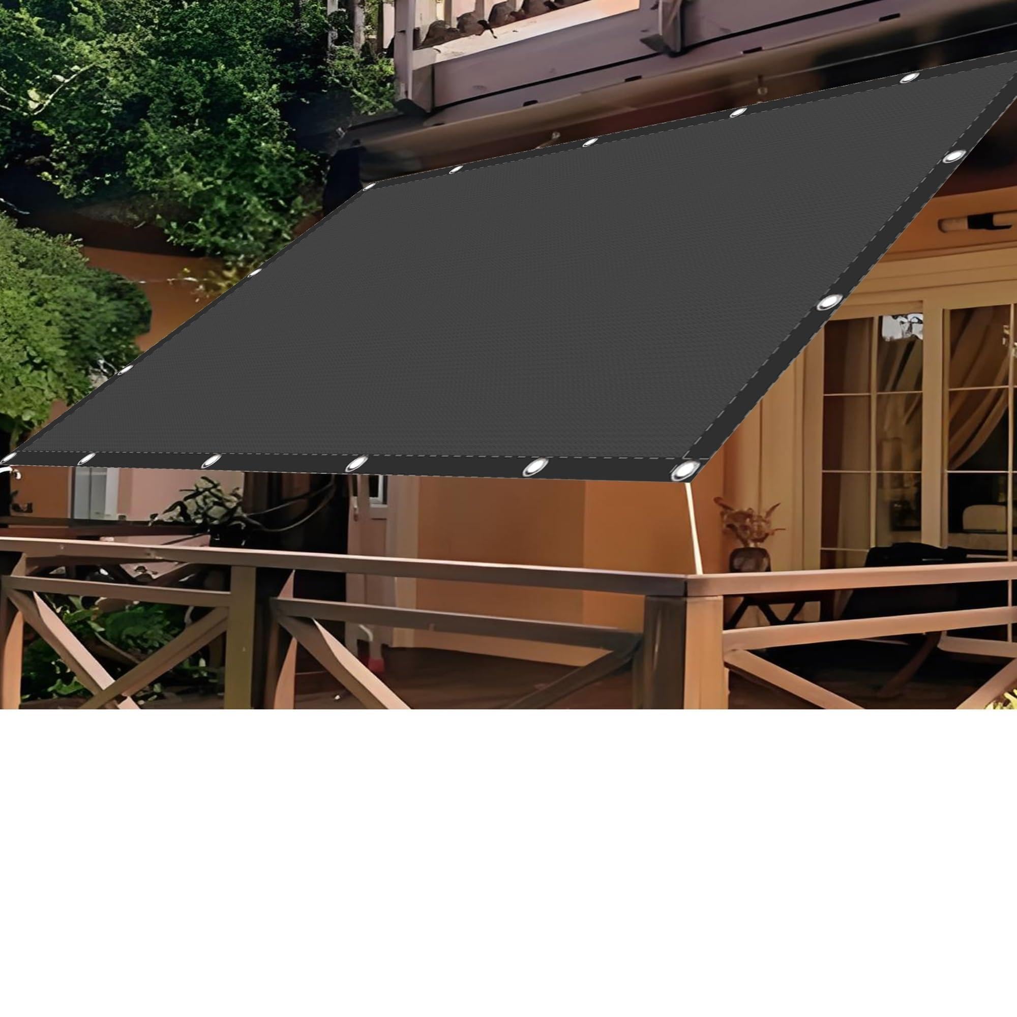 Voiles ombrages rectangulaire pour balcons et terrasses étroites