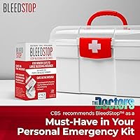 Vista 7 de BleedStop™ Polvo de primeros auxilios para coagulación de la sangre, kit de trauma, pacientes anticoagulantes, seguridad para acampar