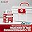 BleedStop First Aid Powder for Blood Clotting, Trauma Kit, Blood Thinner Patients, Camping Safety, and Survival Equipment for Moderate to Severe Bleeding Wounds or Nosebleeds - 4 (15g) Pouches