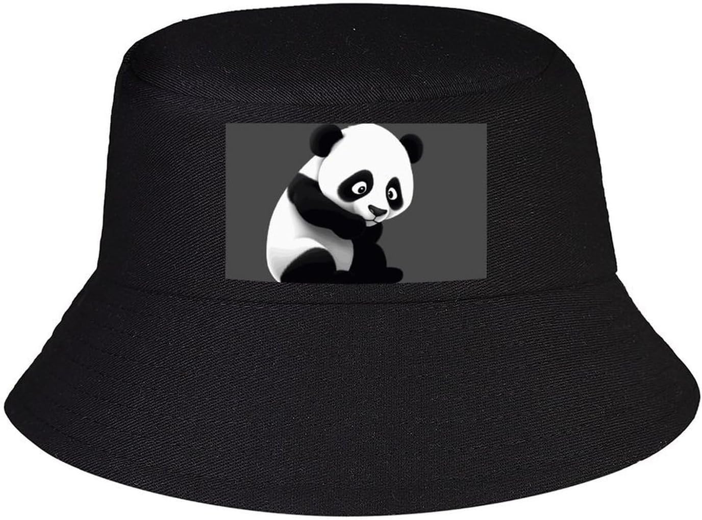 Panda Animal Bucket Hat for Men Women, Foldable Wide Brim Sun Hats Outdoor Beach Hats Fashion Fishing Hat