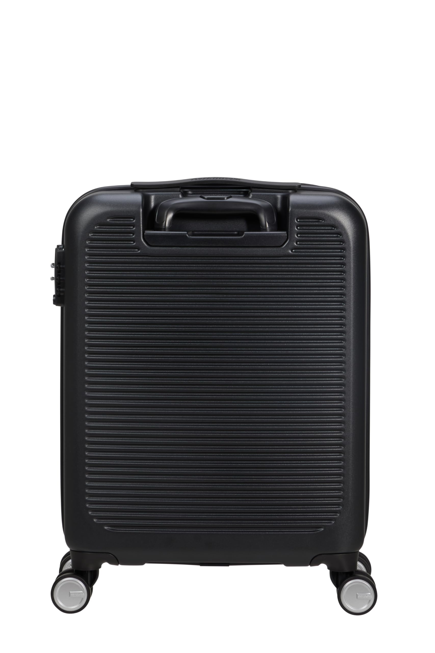 American Tourister Astrobeam - Spinner S, bagagli a mano, 55 cm, 36 L, nero (Storm Black)