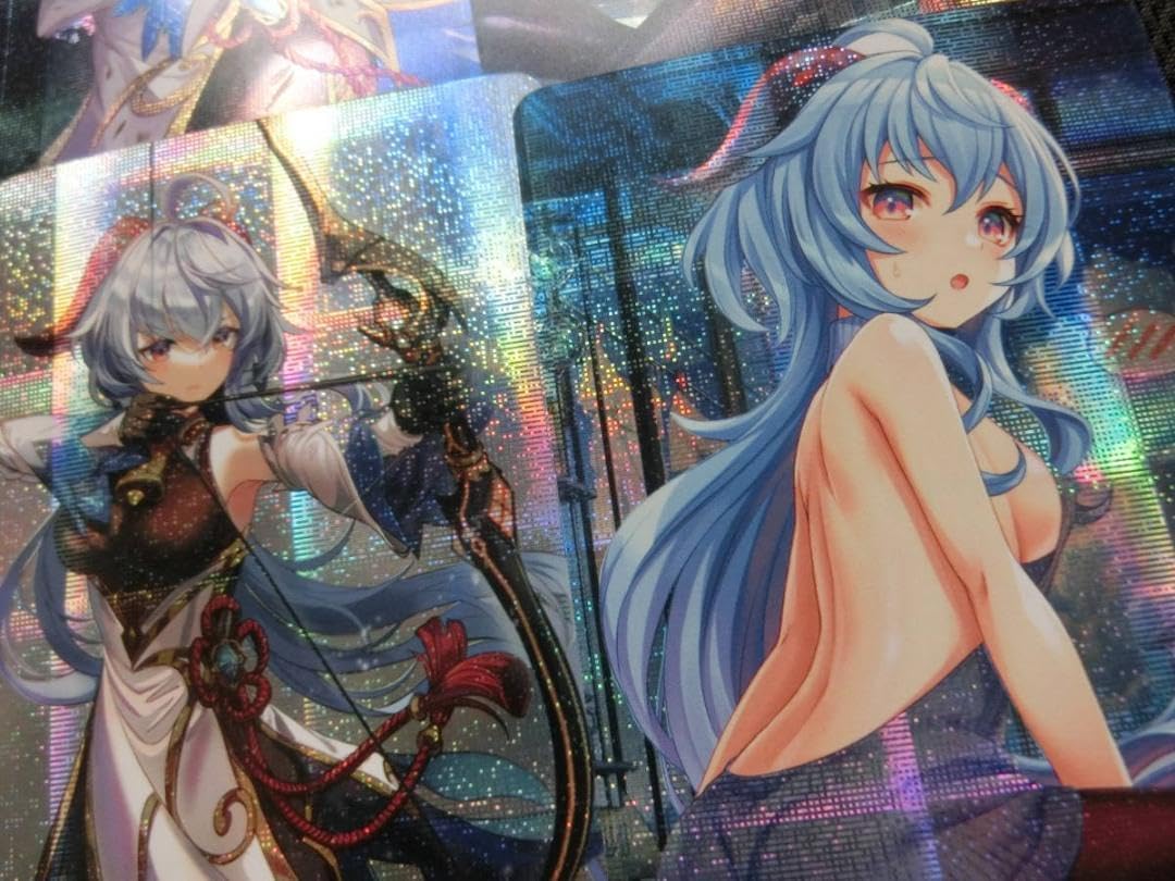 Amazon.co.jp: ACG カード 9枚セット 甘雨 原神 キラ 美少女 タイツ