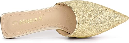 Vista 5 de Allegra K Tacones con purpurina para mujer, M