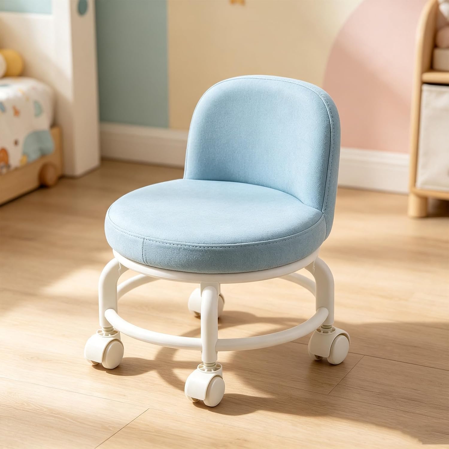 Swivel Chair Base Replacement with Silent Casters for Stools