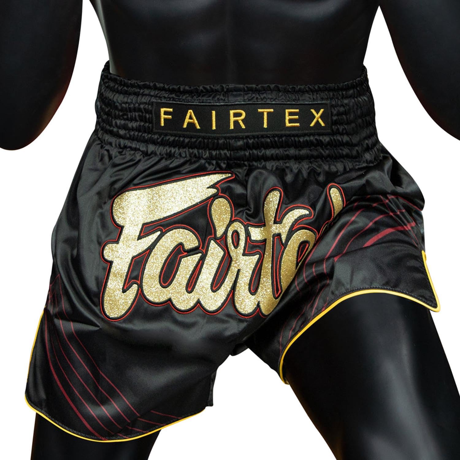 Fairtex Muay - Pantaloncini Thai BS1925 Mr X, colore: Nero