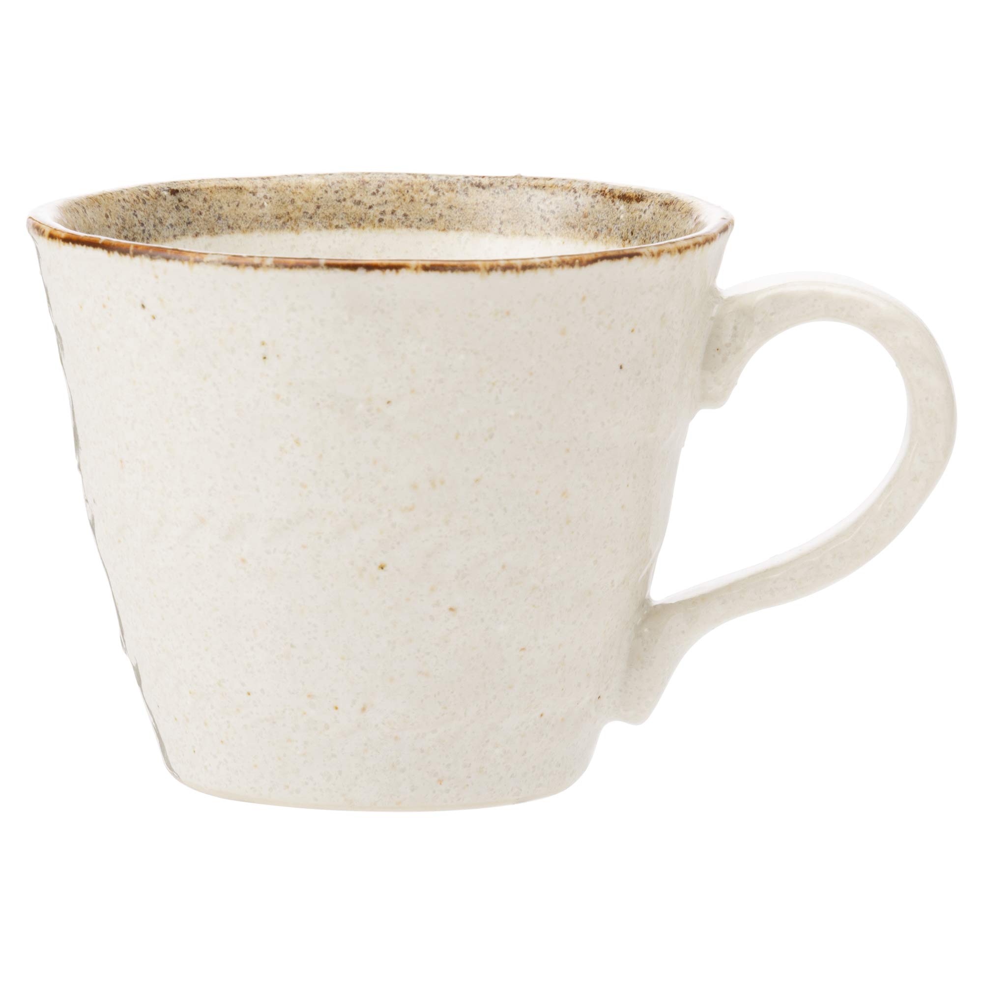 Minoyaki "Shirokaratsu" White Karatsu Mug K72039 : Home & Kitchen