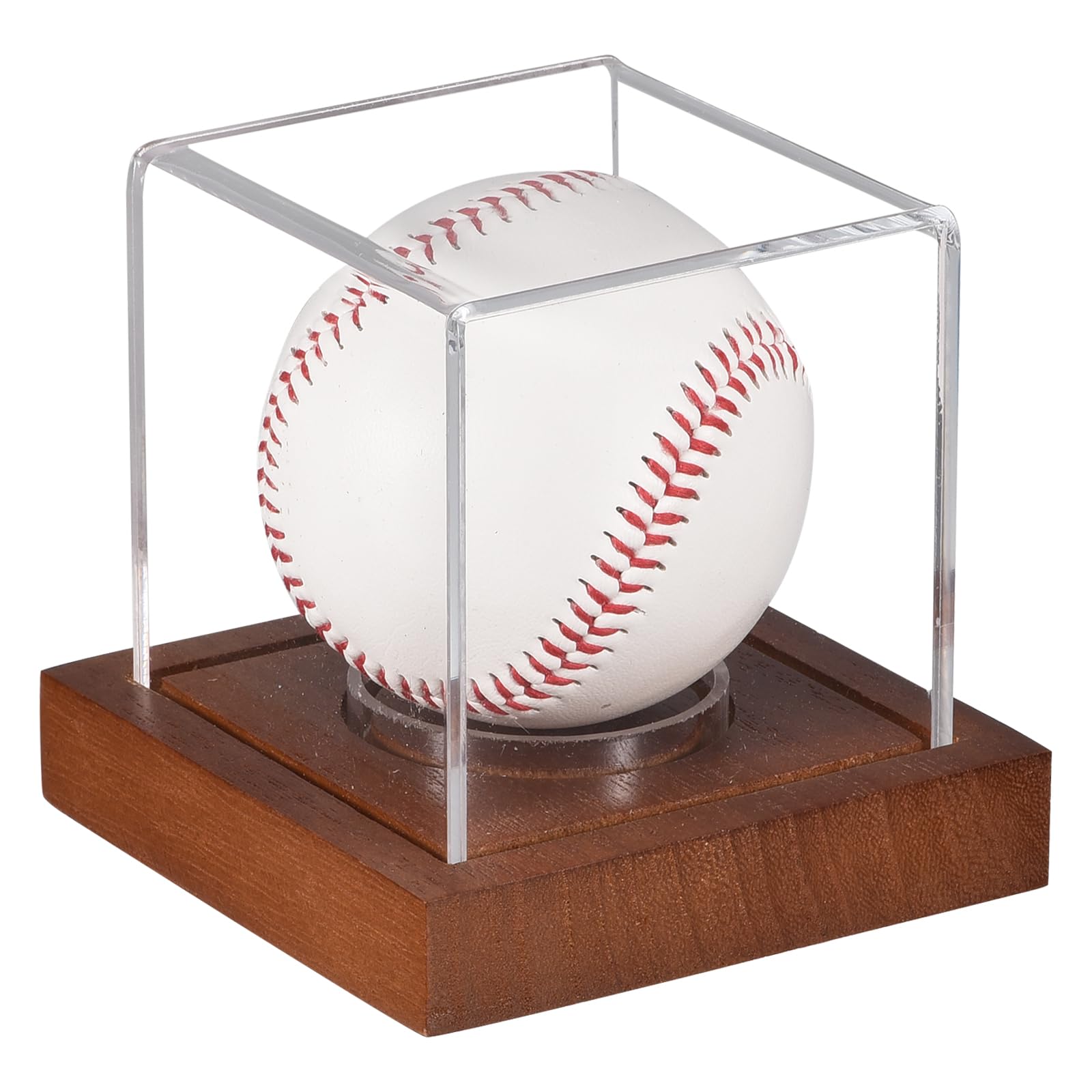 Vitrine De Batte De Baseball - Cadre Bois Noir Avec Support Acrylique, Fixation Murale