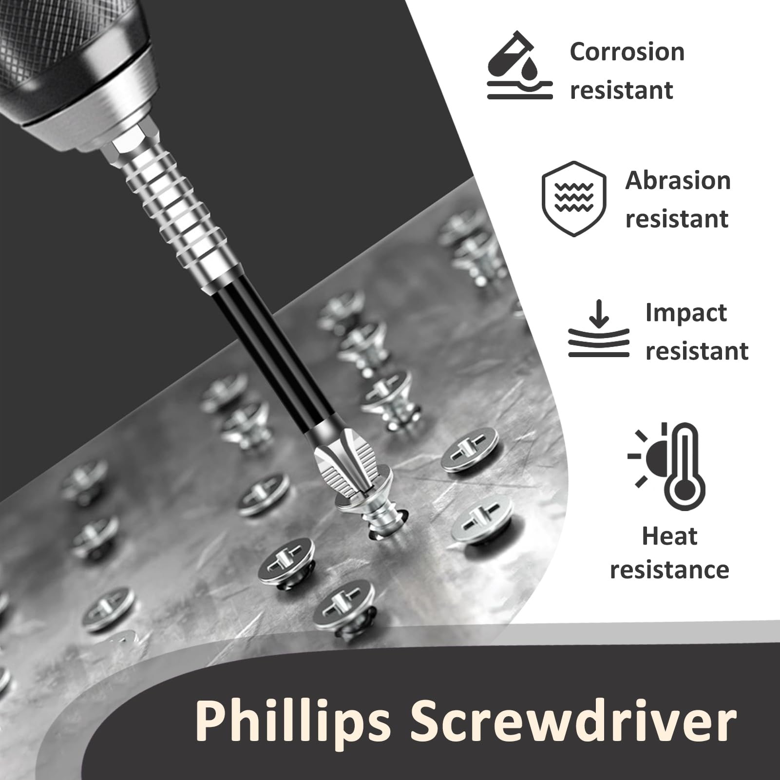 6 PCS High Magnetic Screwdriver Drill Bit Set - Image 4