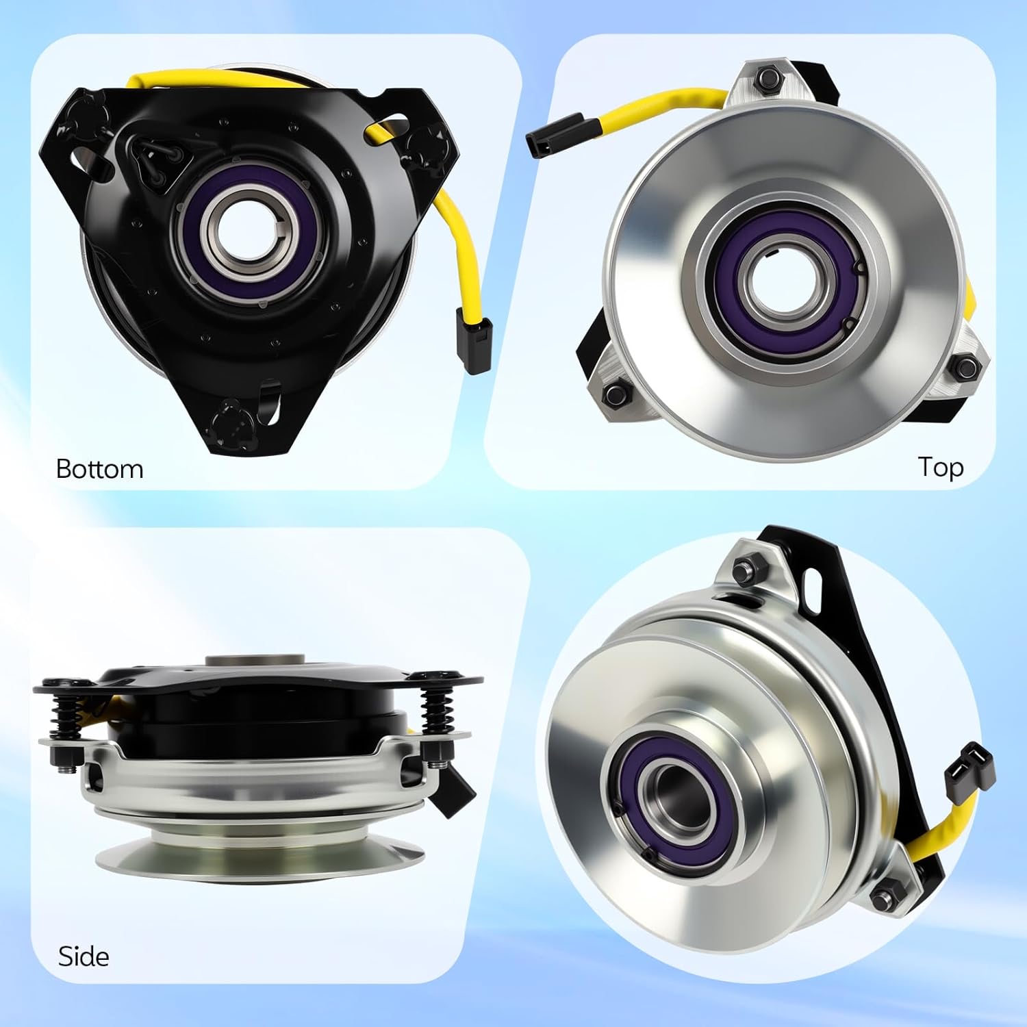 Electric PTO Clutch for John Deere Warner AM123123 5215-34 Compatible with 180 185 LX172 LX173 LX176 LX178 LX186 LX188 PC2317 GS25 GS30 GS45 GS75