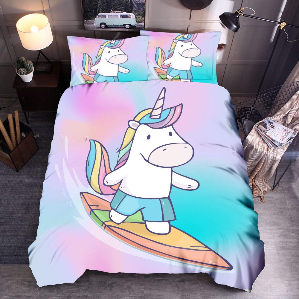 Housse de couette loup King Size 230x260 cm avec sa parure de lit grand lit