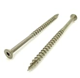 100 Qty &num;10 x 3-1&sol;2" Inch Dark Tan Fence & Deck Screws &vert; Torx Star Drive &vert; Bit Included &lpar;SNG930&rpar;