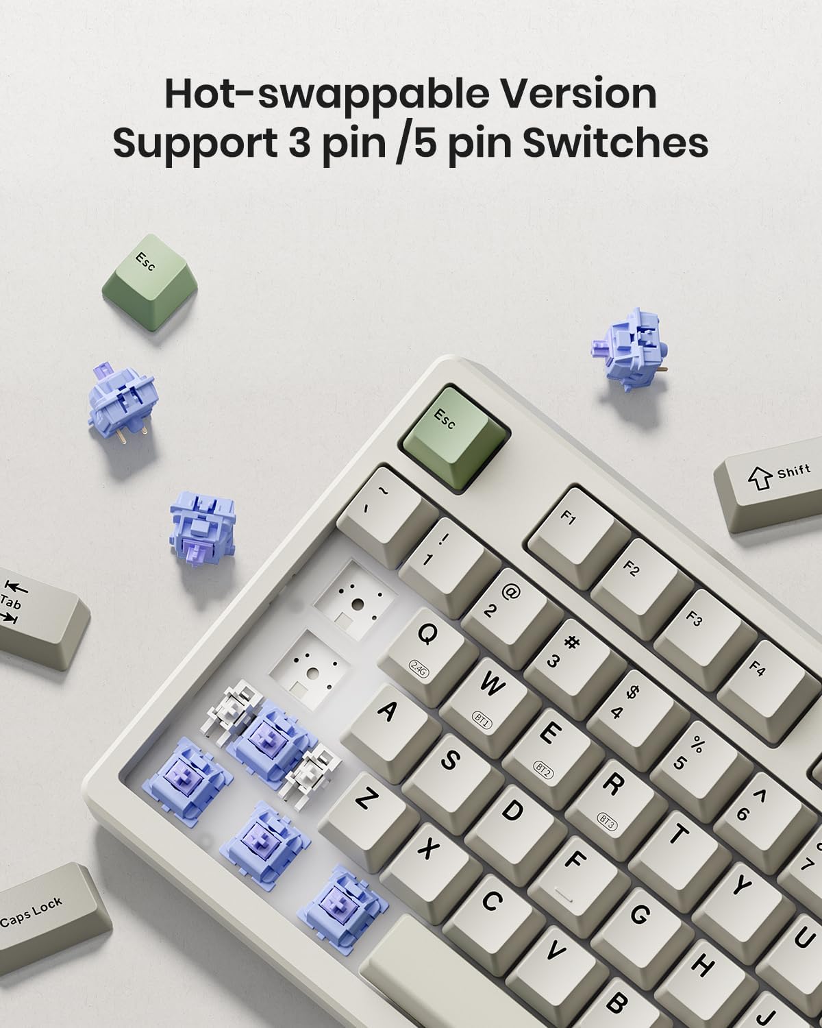 KN17 Number Pad&KN85 Wireless Mechanical Keyboard