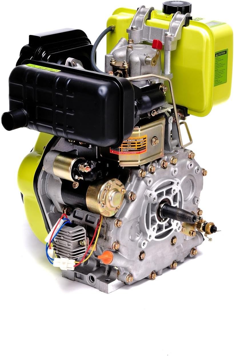 Varan Motors 92683 Diesel Engine 10PS 418cc + Electric Start, Conical Output FG3