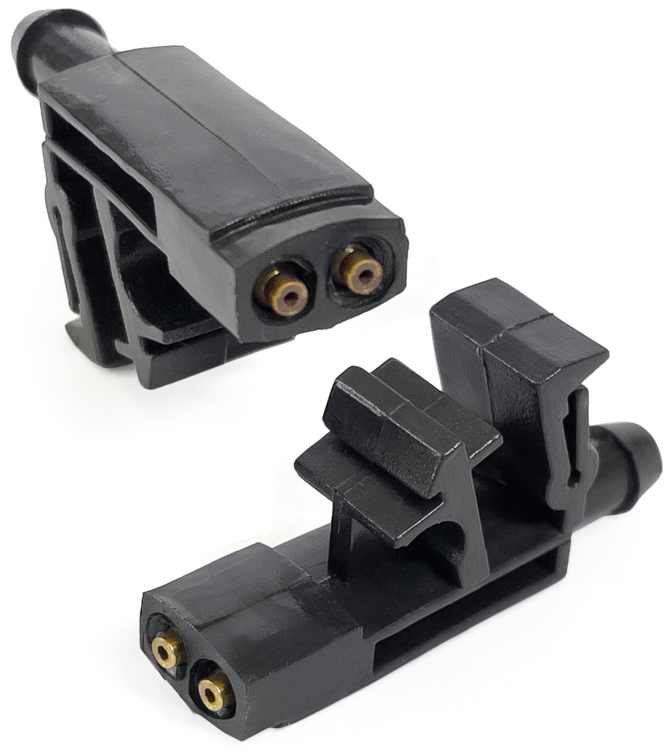 CLICKNFIT 2 sztuki dyszy do spryskiwaczy do spryskiwaczy do spryskiwaczy pasuje do Citroen Berlingo 1996-2016 / Peugeot Parner 1996-2016 6438A0 96084939