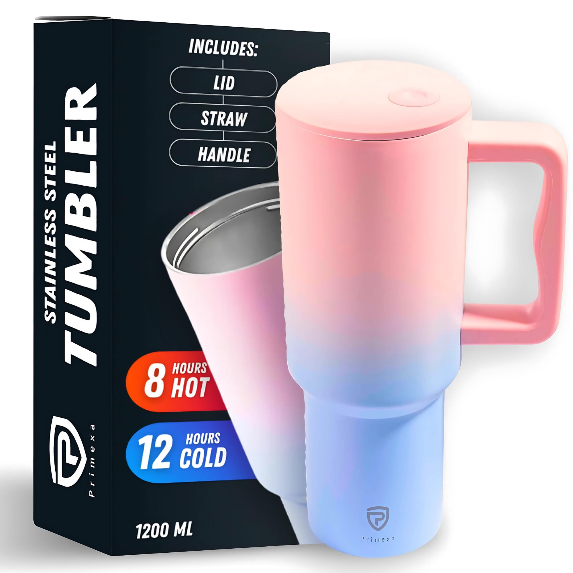 See full amazon price history chart for Primexa 1200ML 40 OZ Tumbler with Lid and Straw Double Insulated Leak Proof Sipper with Straw Reusable Stainless Steel Bottle with Handle Tumbler with Lid Cupholder for Car Gym Travelling Tumbler Primexa 1200ML 40 OZ Tumbler with Lid and Straw Double Insulated Leak Proof Sipper with Straw Reusable Stainless Steel Bottle with Handle Tumbler with Lid Cupholder for Car Gym Travelling Tumbler (B0DF7WXGXY) Amazon Price History, Amazon Price Tracker