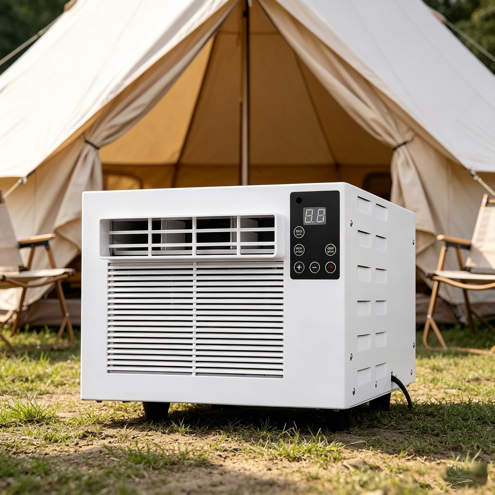 JIYINGHUI Mini Portable Air Conditioner 1877 BTU for Camping