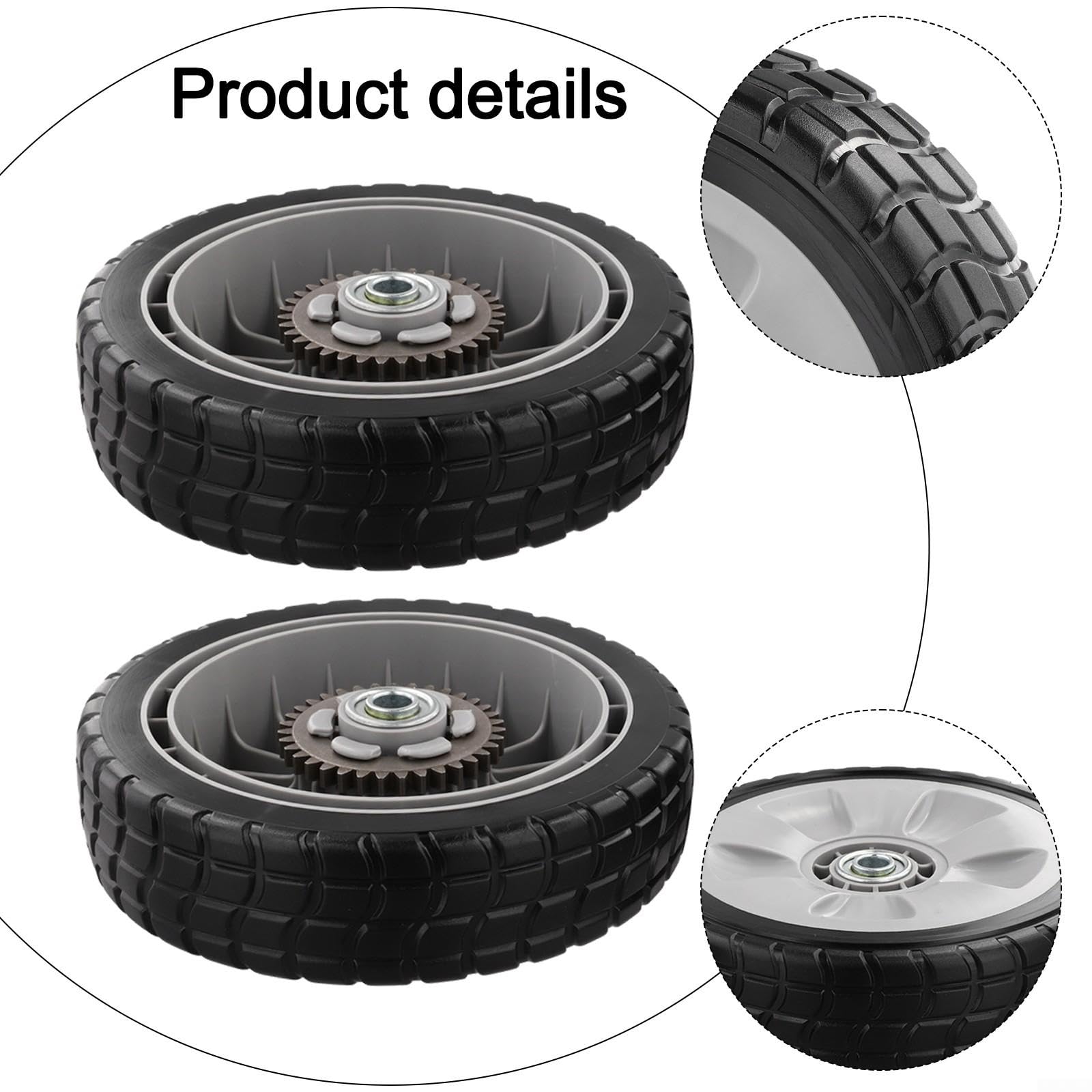 para ruedas Traseras Goma para honda HRS216 Desgaste para ruedas(2 rear wheels)
