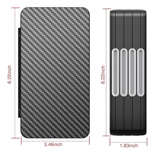 Miniatura 5 de HEIYING Funda para tarjetas de juego compatible con Nintendo Switch & Switch OLED, almacenamiento portátil para tarjetas de memoria de juegos Switch