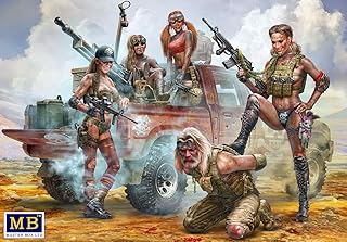 Master Box 35199 - 1/35 Desert Battle Series. Skull Clan-New Amazons Plastic Kit