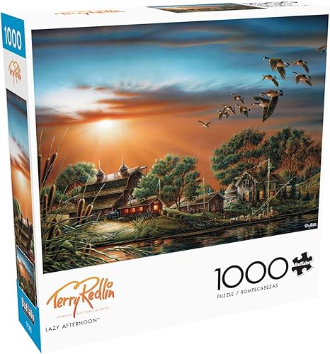 Buffalo Games - Terry Redlin - Lazy Afternoon - Rompecabezas de 1000 piezas