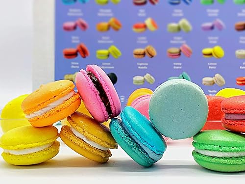 Miniatura 5 de 12 sombras de Macs | Volumen #1 Color afrutado | Macarons franceses sin gluten, 48 macarons surtidos