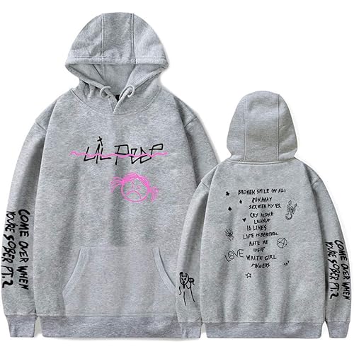 Minei Lil Peep Men's Casual Graphic Hoodies