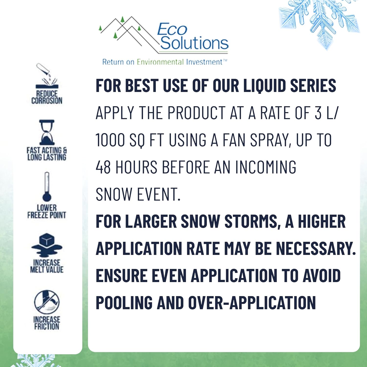 Ice Melt Safe for Concrete, Sidewalks, and Driveways – Pet-Friendly Snow Salt and Ice Melter – Organic Melt Liquid De-Icing Product – Eco-Friendly Made from Sugar Beets, 18 Litre jug (4.75 gal)