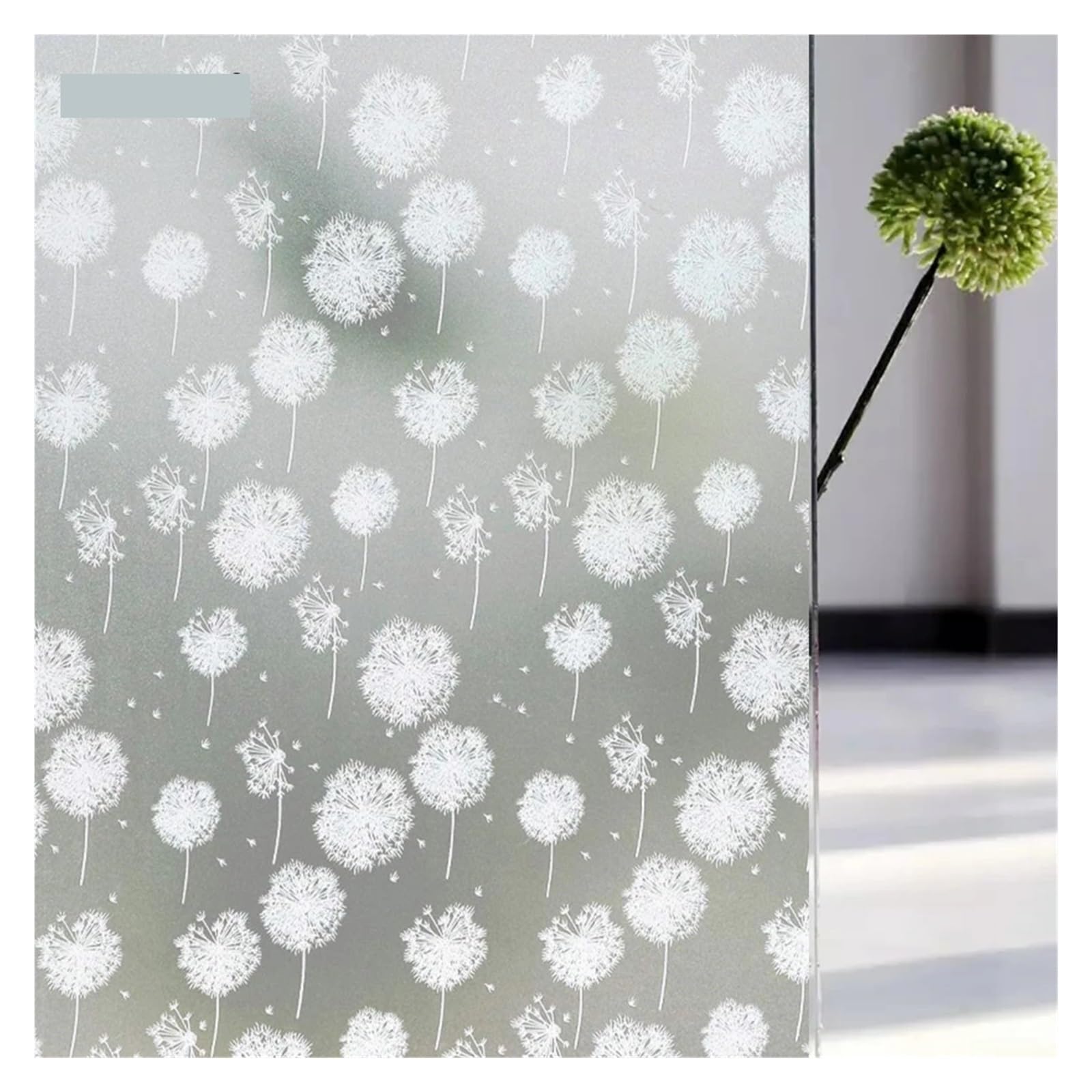 SHALLEZSOU Window films Privacy Window Film Sun Protection Blocking Self-adhesive For Home Frosted Opaque Stained Glass Sticker