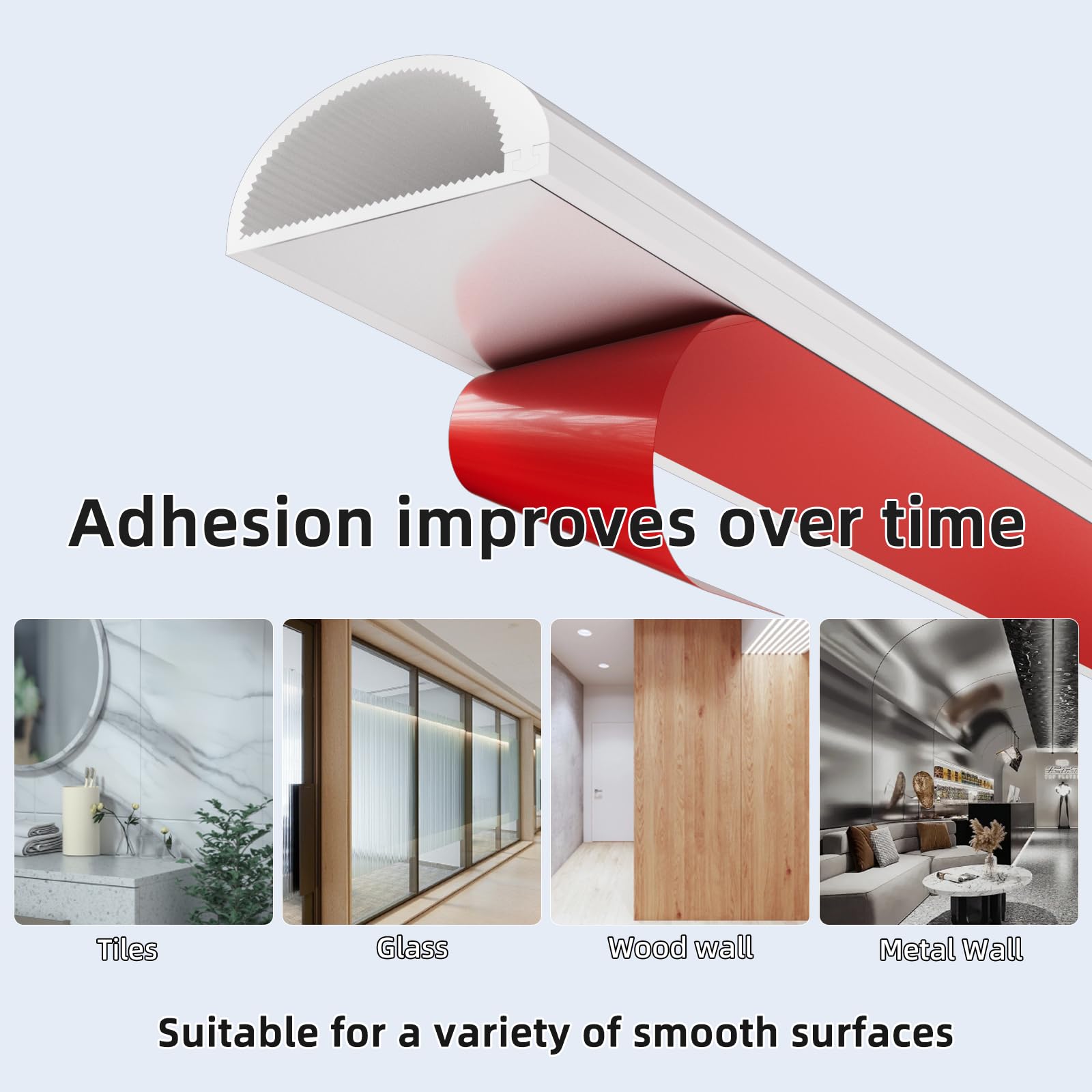 Nasconditore per cavi da 118" per TV a parete,Nasconditore di cavi adesivo per parete,Kit di canaline per nascondicavo fili,Correttore di cavi in silicone flessibile per ufficio domestico,L 1,08 "× H
