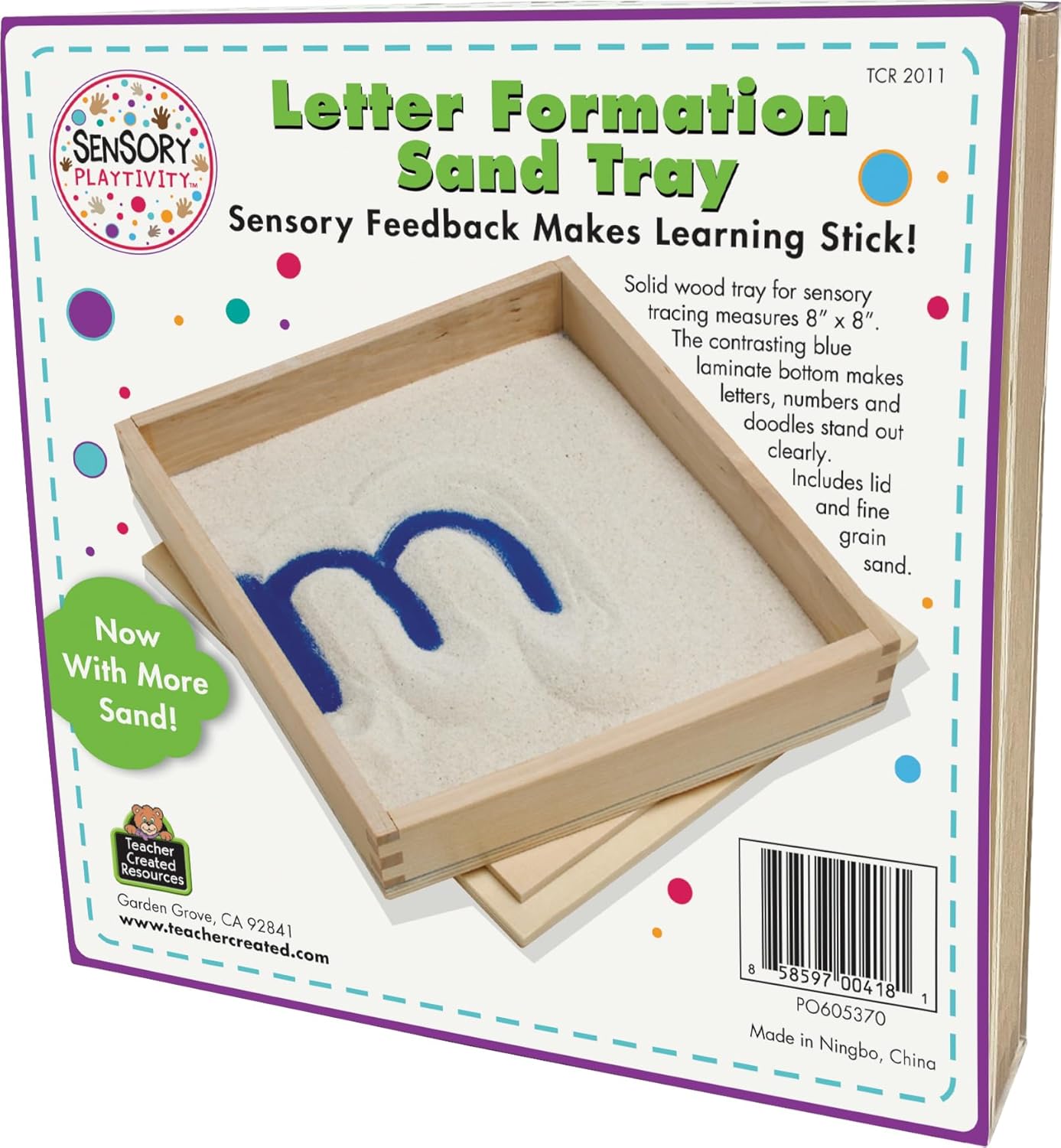 Teacher Created Resources Primary Concepts AA2012 Letter Formation Sand Trays (Set of 4)